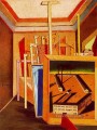 metaphysical interior of studio 1948 Giorgio de Chirico Metaphysical surrealism
